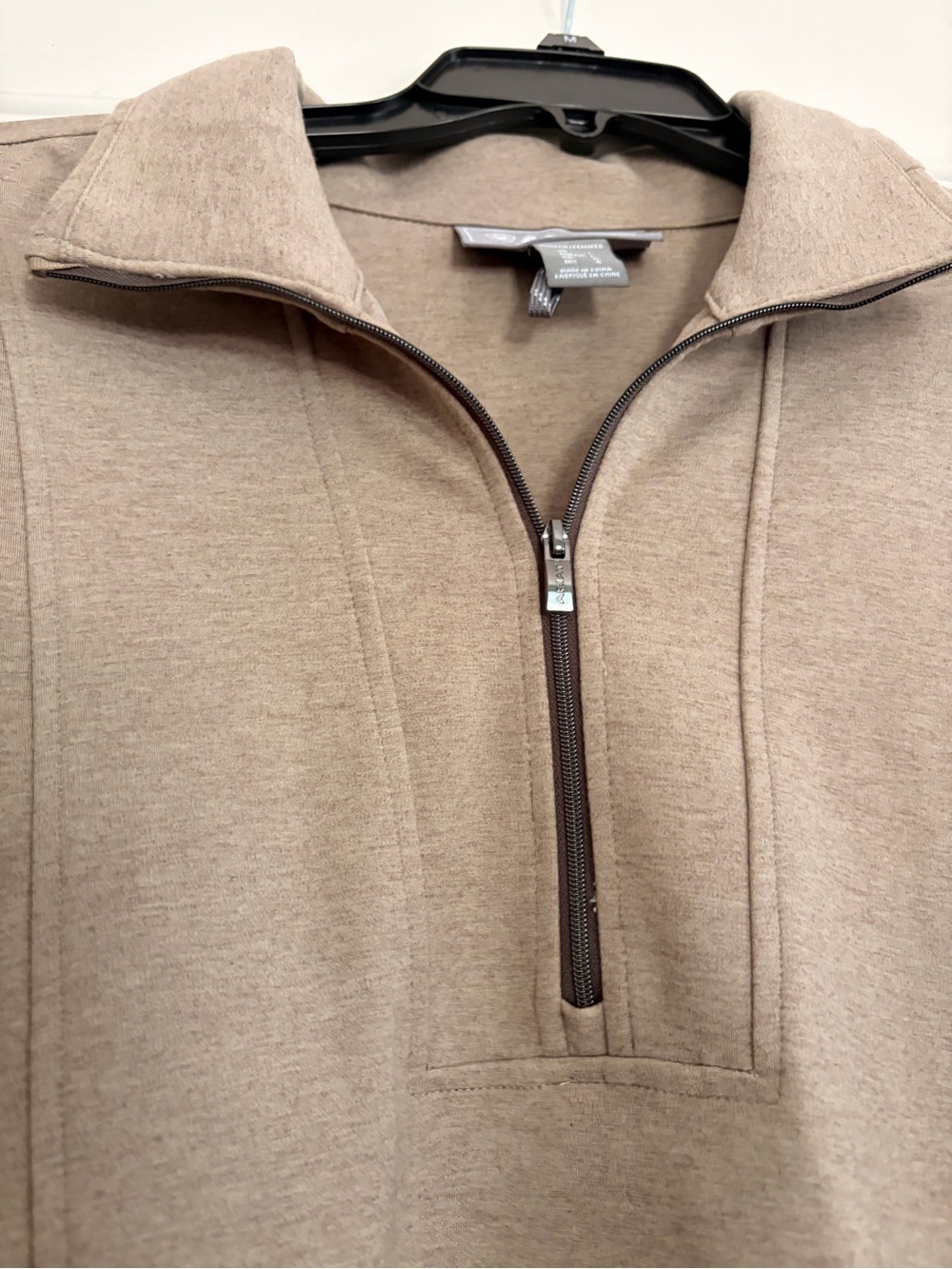 Ariat - Casual Half-Zip Pullover in Taupe - Picture 3 of 8